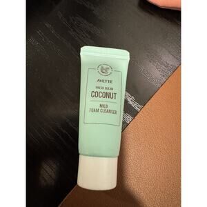 Avette Fresh Clean Coconut Mild Foam Cleanser .5oz Sealed Travel Size